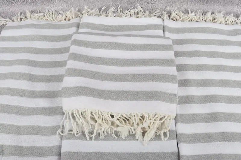 Personalized Gift, 70x36 Cotton Striped Towel, Turkish towel, Beach towel, Engagement Gift, Beach Size Towel, Turkish bath towel for spa, Yoga Towel - 4