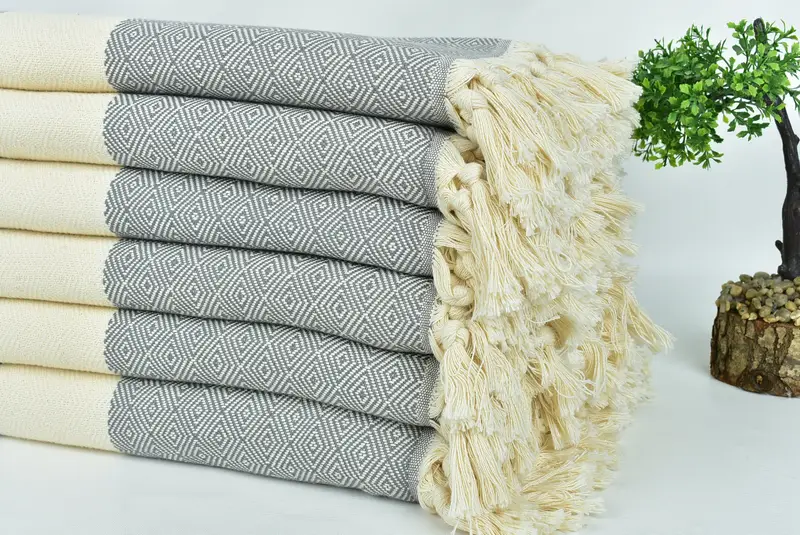 Decorative Blanket, Beach Theme Bachelorette Party, Throw Blanket for Bed, Custom Blanket, Woven Throw Blanket, 92x80 Cotton Diamond Towel - 3