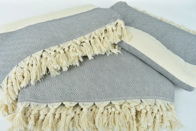 Decorative Blanket, Beach Theme Bachelorette Party, Throw Blanket for Bed, Custom Blanket, Woven Throw Blanket, 92x80 Cotton Diamond Towel - 6