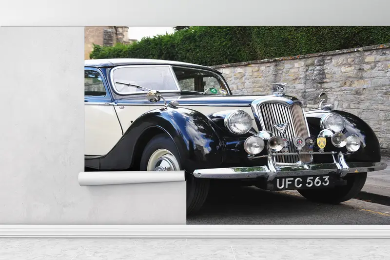 Custom Wall Paper,3d Wall Paper,Office Wall Painting,Garage Wall Poster,Modern Wall Paper,Classic Car Wall Mural, - 1
