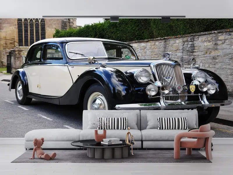 Custom Wall Paper,3d Wall Paper,Office Wall Painting,Garage Wall Poster,Modern Wall Paper,Classic Car Wall Mural, - 3