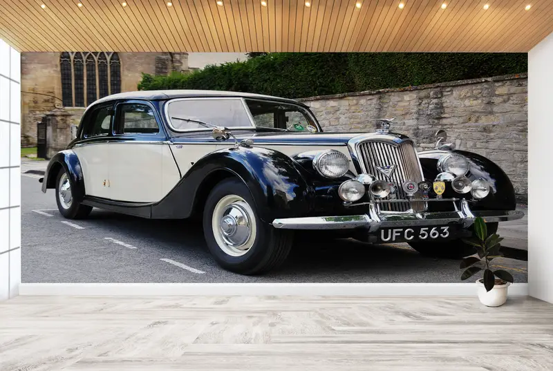Custom Wall Paper,3d Wall Paper,Office Wall Painting,Garage Wall Poster,Modern Wall Paper,Classic Car Wall Mural, - 2