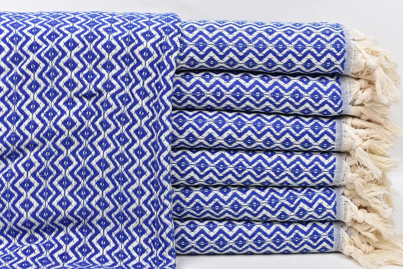 Organic towel, 70x40 Cotton Diamond Towel, Best Wedding Gift, Scarf Towel, Quick-dry peshtemal, Wedding Gift, Valentines Day Gift, Yoga Towel - 1