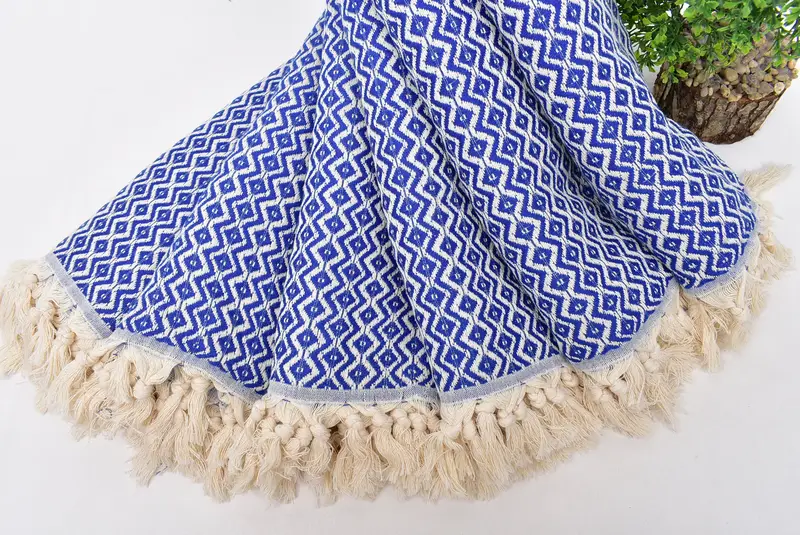 Organic towel, 70x40 Cotton Diamond Towel, Best Wedding Gift, Scarf Towel, Quick-dry peshtemal, Wedding Gift, Valentines Day Gift, Yoga Towel - 4