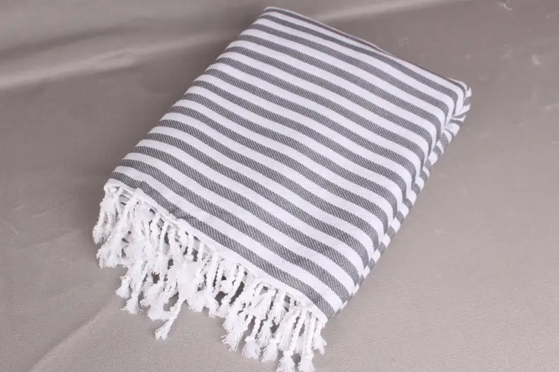 Decorative Blanket, Beach Bachelorette Party Decorations, Woven Blanket, Wedding Favors, 104x76 Cotton Striped Towel, Gift For Boyfriend - 6