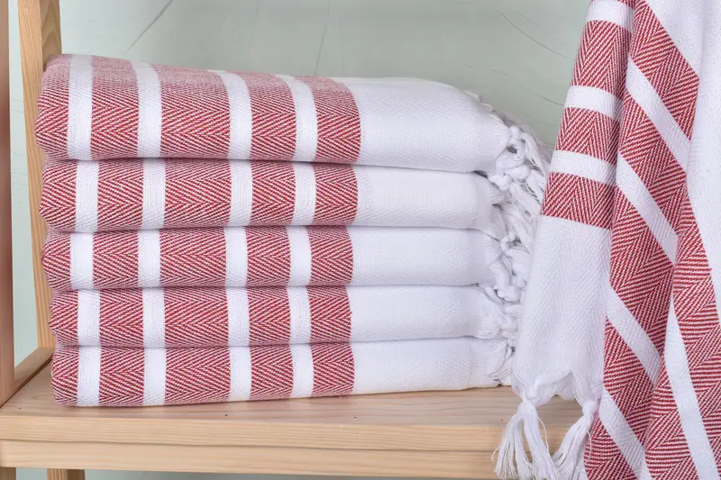 Scarf Towel, Turkish Towel Beach, Girls Weekend Favors, Sand-free towel, Best Friend Gift Ideas, 70x40 Cotton Herringbone Towel, Bridesmaid Gift - 1