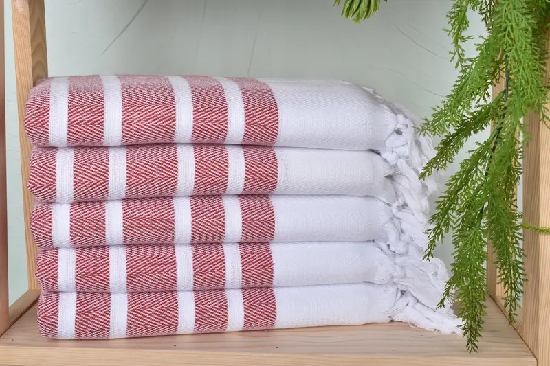 Scarf Towel, Turkish Towel Beach, Girls Weekend Favors, Sand-free towel, Best Friend Gift Ideas, 70x40 Cotton Herringbone Towel, Bridesmaid Gift - 2
