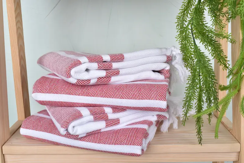 Scarf Towel, Turkish Towel Beach, Girls Weekend Favors, Sand-free towel, Best Friend Gift Ideas, 70x40 Cotton Herringbone Towel, Bridesmaid Gift - 7