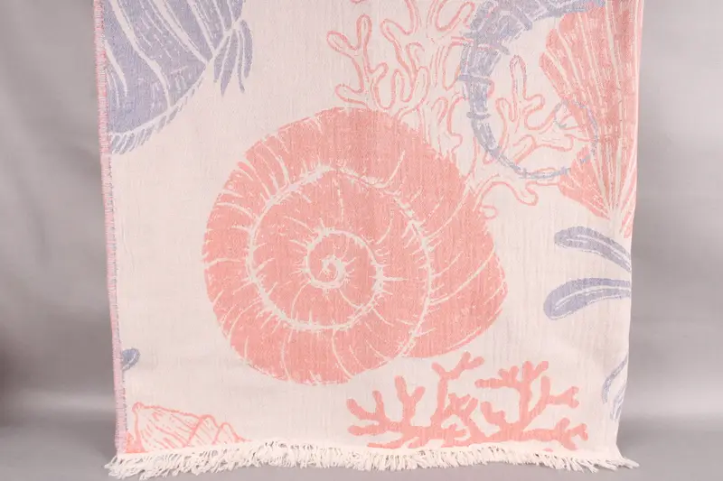 Wholesale Blankets, Large Towel, Orange-Blue Blanket, 63x87 Inches