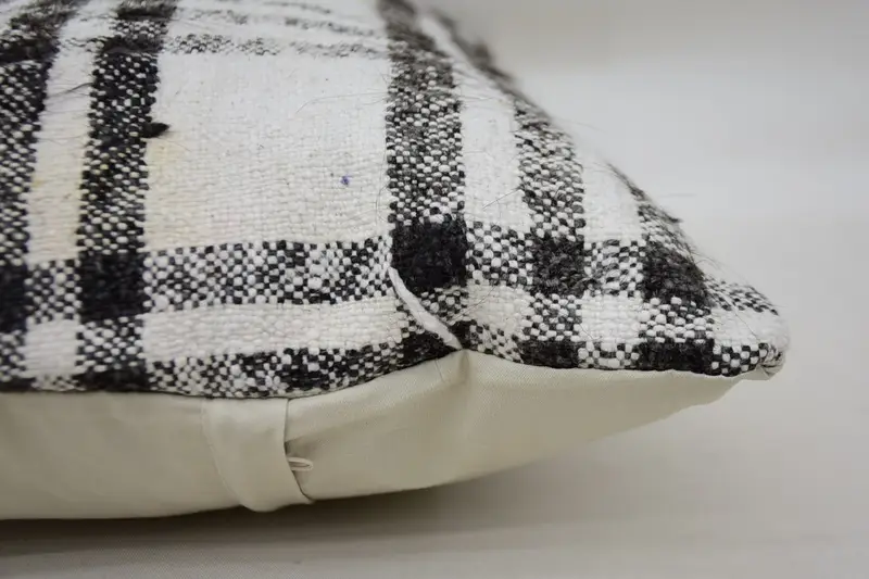 16x24 White Cushion Cover, Kilim Pillow Cover, Turkish Corner Pillow, Gift Pillow, Cozy Throw Cushion, Boho Pillow, Pillow Sham - 5
