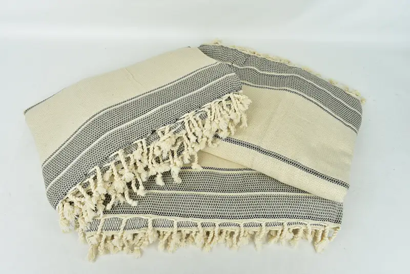 104x96 Cotton Striped Towel, Spooky Bachelorette Party, Custom Blanket, Christmas Gift, Bachelorette Party Favors, Boho Throw Blankets - 6