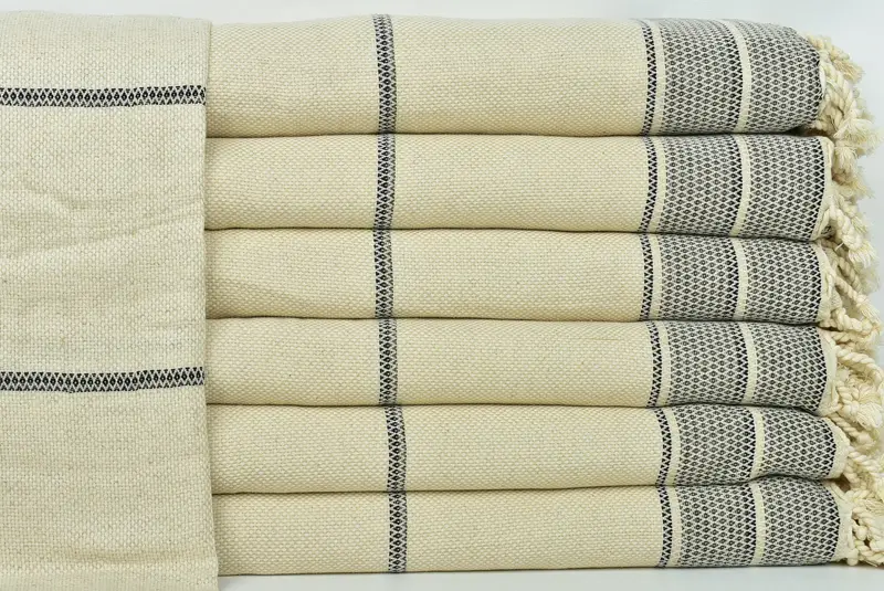 104x96 Cotton Striped Towel, Spooky Bachelorette Party, Custom Blanket, Christmas Gift, Bachelorette Party Favors, Boho Throw Blankets - 1
