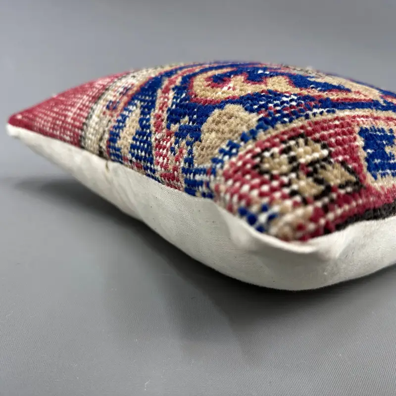 Home Decor Pillow, Pillow Cover, Authentic Pillow Case, Pillow for Couch, Rustic Pillow Cover, 12x12 Blue Pillow, Kilim Cushion Sham - 6