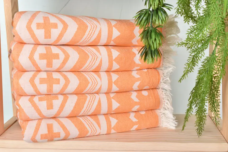 Personalized Home Gift Wedding, Wedding Favors, Lightweight Turkish towel, Gift Boxes Towel, 70x36 Cotton Plus Design Towel, Absorbent Turkish towel - 3