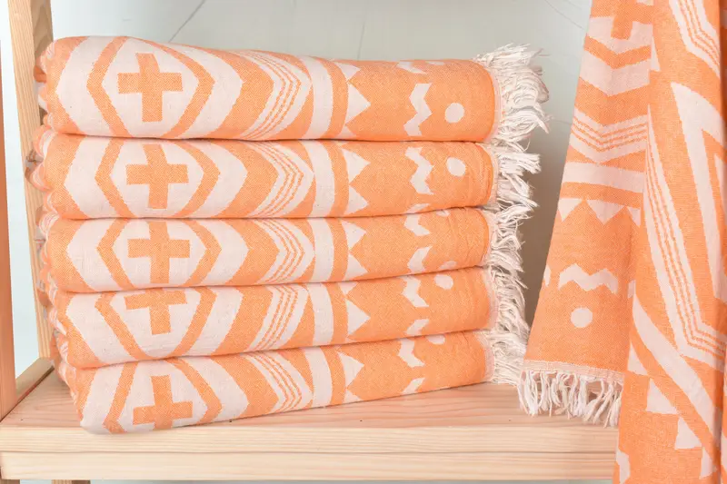 Personalized Home Gift Wedding, Wedding Favors, Lightweight Turkish towel, Gift Boxes Towel, 70x36 Cotton Plus Design Towel, Absorbent Turkish towel - 2