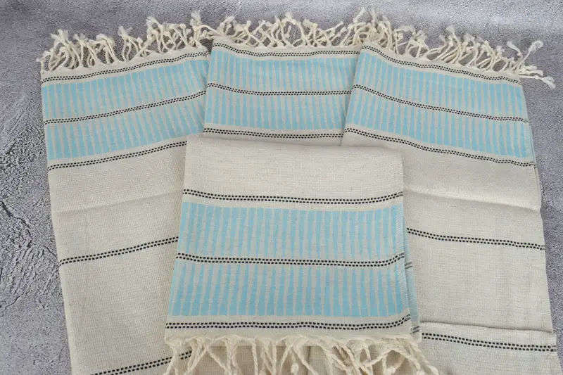 Small Bath Towels, Personalized Gifts, Personalized Gift, Personalized Gift For Her, 40x20 Linen Striped Towel, Bachelorette Party Gifts For Bride - 4