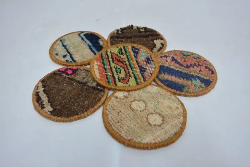 Montaña rusa Kilim azul y marrón, montaña rusa única de decoración del hogar Boho