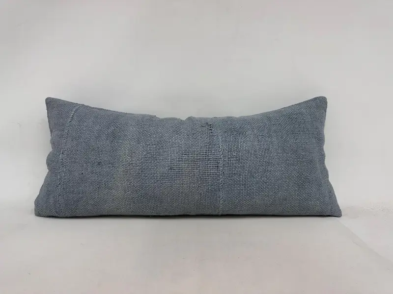 Ethnical Kilim Rug Pillow, Farmhouse Pillow, Throw Kilim Pillow, Square Throw Pillow Cover, Boho Pillow Sham Cover, Pillow, 16x36 Gray Pillow Case - 1