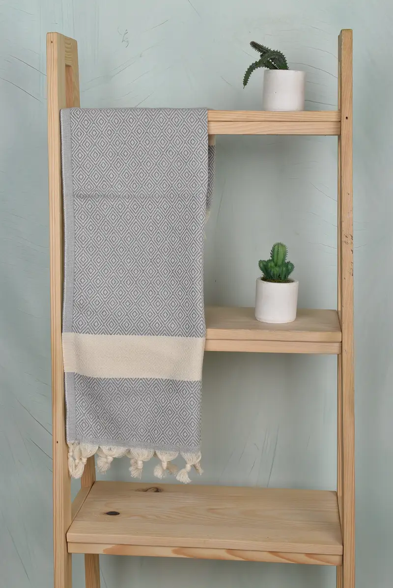 36x20 Cotton Diamond Towel, Custom Hand Towel, Monogrammed Hand Towel, Gym Towel, Bathroom Hand Towel, Turkish Towel Hand Towel, Boyfriend Gift - 8