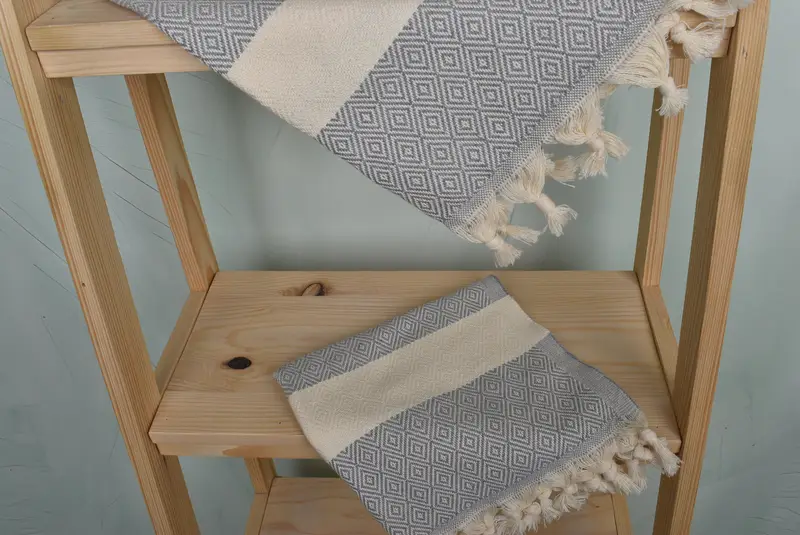 36x20 Cotton Diamond Towel, Custom Hand Towel, Monogrammed Hand Towel, Gym Towel, Bathroom Hand Towel, Turkish Towel Hand Towel, Boyfriend Gift - 5