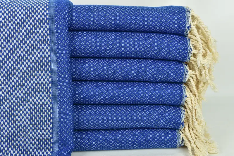 Quick-dry peshtemal, 64x38 Cotton Geometric Towel, Custom Wedding Towel, Gift For Him, Employee Gifts, Custom Beach Towel, Turkish Towel Bulk - 1