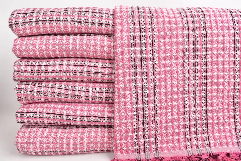 Bachelor Bachelorette Party Favors, Custom Shower Curtain, Bridesmaid Gifts, 96x70 Cotton Striped Towel, Turkish Blanket, Personalized Blanket - 3