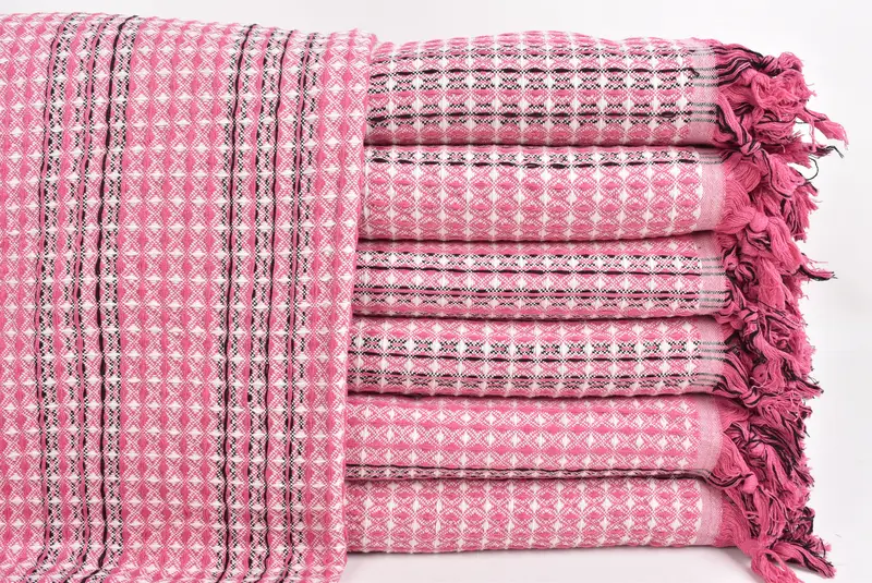 Bachelor Bachelorette Party Favors, Custom Shower Curtain, Bridesmaid Gifts, 96x70 Cotton Striped Towel, Turkish Blanket, Personalized Blanket - 2