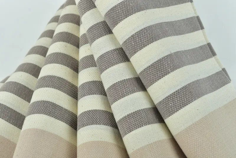 Guest Towel, 70x40 Cotton Striped Towel, Valentines Day Gift Idea, Luxury Beach Towel, Quick-Dry Beach Towel, Soft towel, Monogrammed Beach Towel - 5