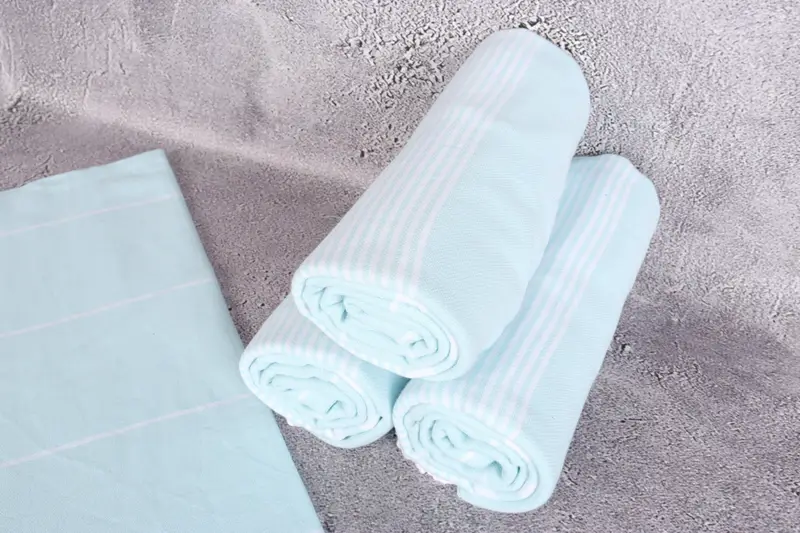 Personalized Bridesmaid Gift, Cotton towel, Luxury towel, 70x40 Cotton Striped Towel, Best Friend Wedding Gift, Bridal Shower Gifts, Spa Towel - 8