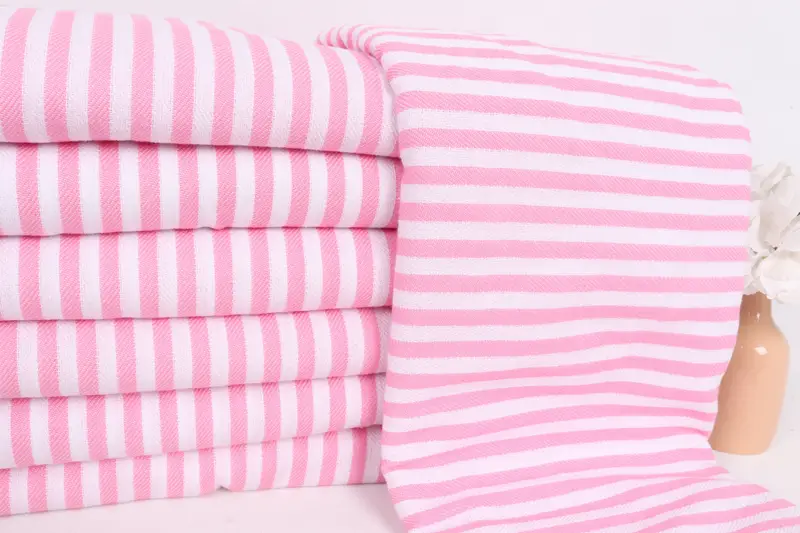 104x76 Cotton Striped Towel, First Wedding Anniversary Gift, Personalised Gift, Bedspread, Monogram Blanket, Family Gift Basket, Custom Blanket - 2