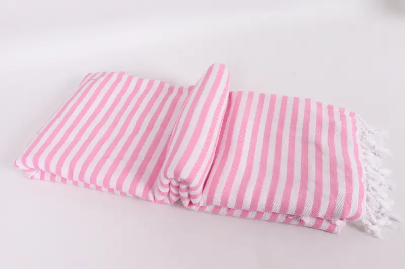104x76 Cotton Striped Towel, First Wedding Anniversary Gift, Personalised Gift, Bedspread, Monogram Blanket, Family Gift Basket, Custom Blanket - 6