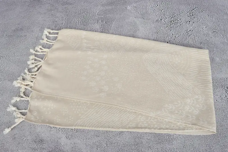 Turkish Towel Hand Towel, 36x18 Cotton Mountain Design Towel, Beach Wedding Favor, Valentines Day Gift, Bathroom Towels, Monogram Kitchen Towel - 7