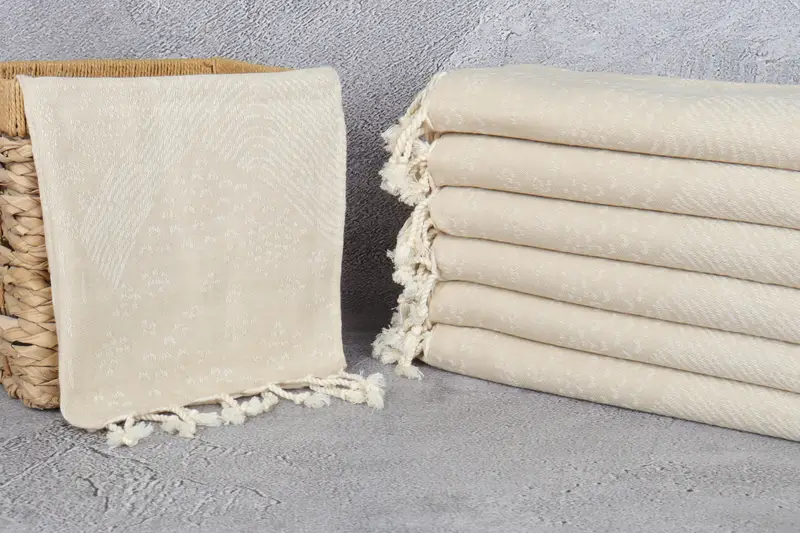 Turkish Towel Hand Towel, 36x18 Cotton Mountain Design Towel, Beach Wedding Favor, Valentines Day Gift, Bathroom Towels, Monogram Kitchen Towel - 4