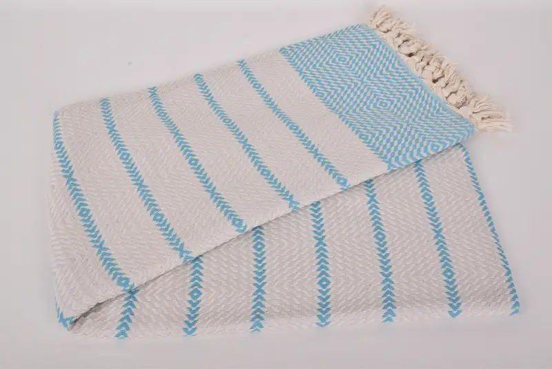 80x40 Baumwolldiamanttuch, weiches Handtuch, Geschenk für ihn, türkisches Handtuch, sandfreies Peshtemal-Handtuch für den Strand, Freundes Weihnachtsgeschenk - 4