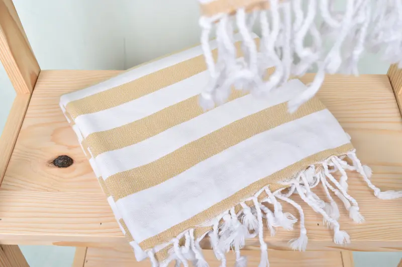 Monogram Beach Towel, Thin towel, Valentines Day Gift Idea, 68x36 Cotton Striped Towel, Luxury Turkish beach towel with fringe, Bath towel - 5
