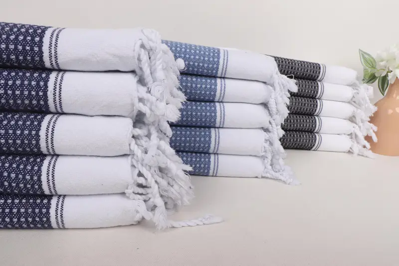 Monogram Hand Towel, Best Friend Wedding Gift, Turkish Tea Towel, Custom Hand Towel, 32x16 Cotton Striped Towel, Wedding Gift Ideas, Holiday Towel - 2