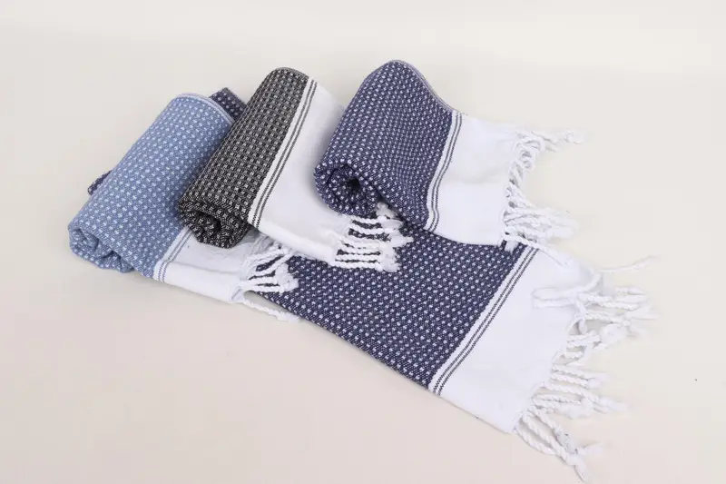 Monogram Hand Towel, Best Friend Wedding Gift, Turkish Tea Towel, Custom Hand Towel, 32x16 Cotton Striped Towel, Wedding Gift Ideas, Holiday Towel - 5