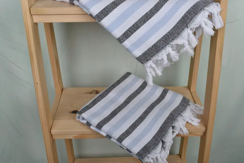 Bridal Gifts, Best Beach Towel, Cotton towel, 64x40 Cotton Striped Towel, Bridemaids Beach Towel, Bachelorette Party Items, Personalized Gifts - 5