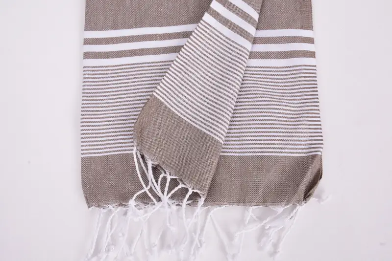 Best Friend Wedding Gift, Personalized Dish Towel, Bathroom Hand Towel, Small Bath Towels, Turkish Towel Hand Towel, 40x24 Cotton Striped Towel - 6