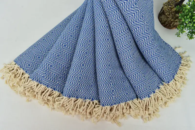 Gift Boxes Towel, Wedding Anniversary Gift, Soft towel, 70x40 Cotton Zigzag Diamond Towel, Bachelor Towel, Bridal Shower Gift, Turkish hand towel - 4