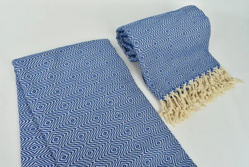 Gift Boxes Towel, Wedding Anniversary Gift, Soft towel, 70x40 Cotton Zigzag Diamond Towel, Bachelor Towel, Bridal Shower Gift, Turkish hand towel - 7