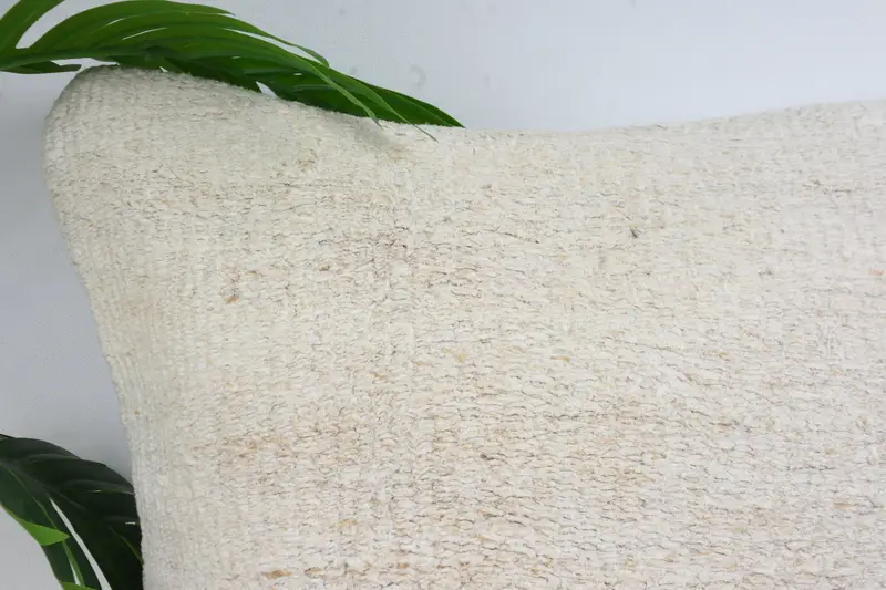 Pillow for Couch, Kilim Rug Pillow Cover, Cushion Case, Vintage Kilim Pillow, 16x16 White Cushion Cover, Ethnical Kilim Rug Pillow - 2
