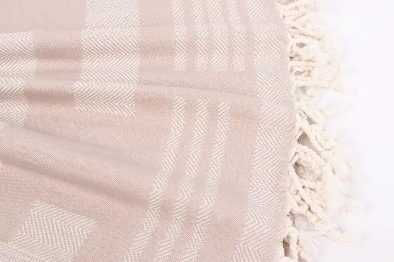 Valentines Day Gift For Him, 68x38 Cotton Chevron Towel, Absorbent Turkish towel, Spa Towel, Beach towel, Hammam towel, Wedding Anniversary Gift - 15