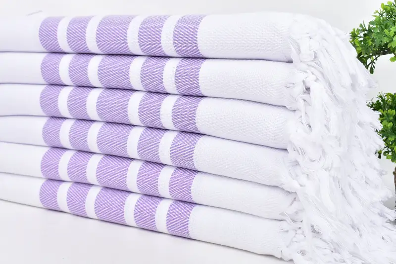 Organic towel, Turkish bath towel, Bachelorette Favor, Traditional Turkish peshtemal for hammam, Custom Wedding Gifts, 68x36 Cotton Chevron Towel - 3