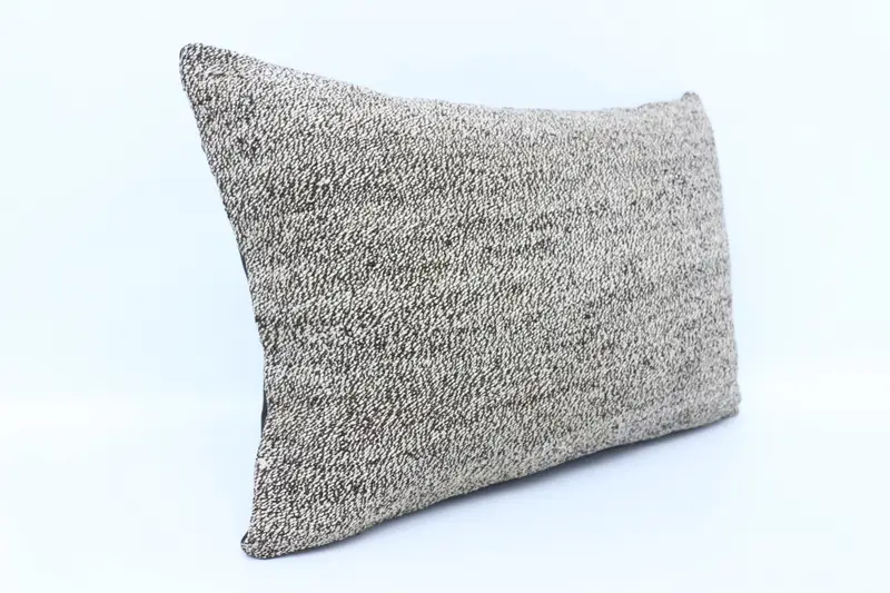 Aesthetic Pillow Cover, 16x24 Brown Pillow Case, Kilim Pillow, Pillow Cover, Turkish Bench Cushion, Ethnical Kilim Rug Pillow, Kilim Pillow Cover - 3