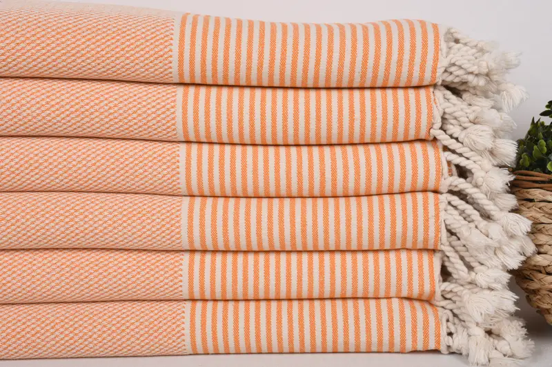 Boyfriend Christmas Gift, Luxury Turkish Bath Towel, Bridesmaid Gifts, Wedding Gift, 70x36 Cotton Striped Towel, Bachelor Bachelorette Party Favors - 2