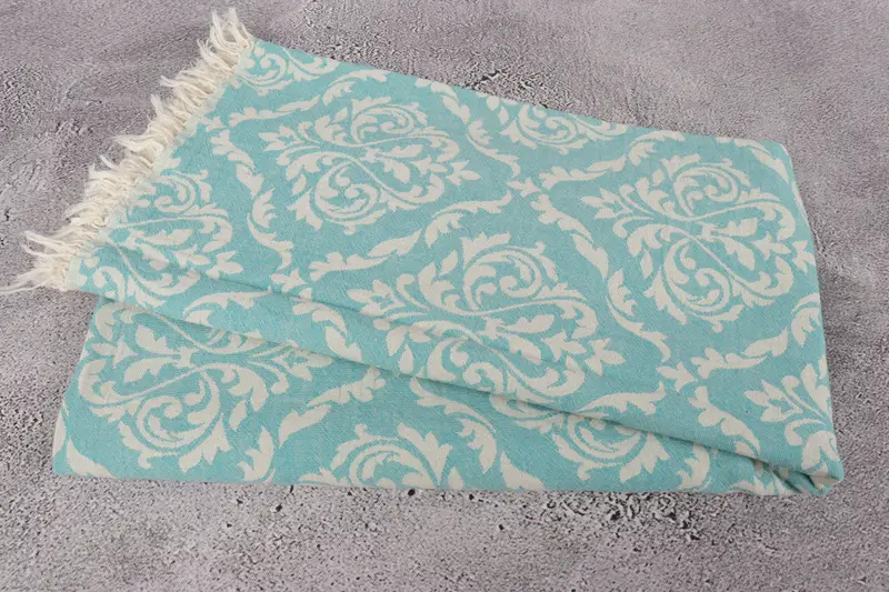 Turkish Beach Towel Personalized, Best Friend Christmas Gift, Turkish beach towel, Bath towel, 68x36 Cotton Baroque Towel, Lightweight Turkish towel - 7