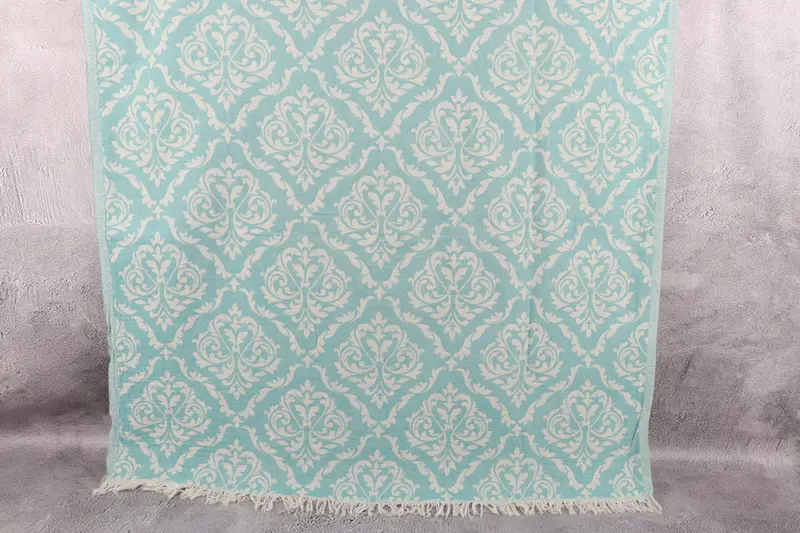 Turkish Beach Towel Personalized, Best Friend Christmas Gift, Turkish beach towel, Bath towel, 68x36 Cotton Baroque Towel, Lightweight Turkish towel - 1