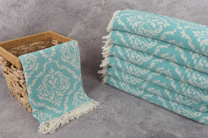 Turkish Beach Towel Personalized, Best Friend Christmas Gift, Turkish beach towel, Bath towel, 68x36 Cotton Baroque Towel, Lightweight Turkish towel - 4