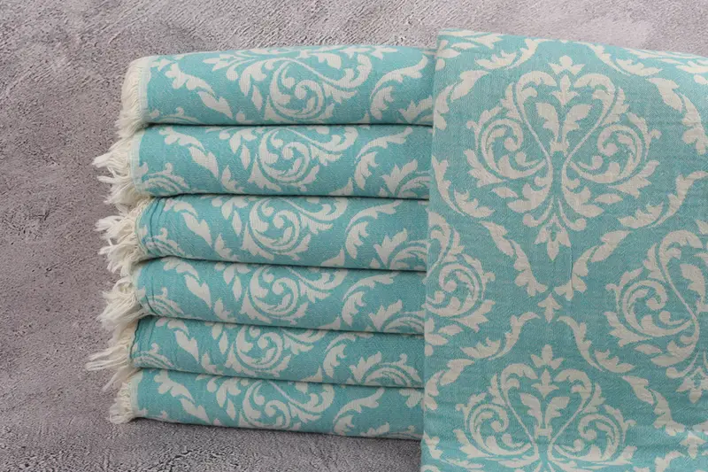 Turkish Beach Towel Personalized, Best Friend Christmas Gift, Turkish beach towel, Bath towel, 68x36 Cotton Baroque Towel, Lightweight Turkish towel - 2